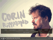 Tablet Screenshot of corinraymond.com